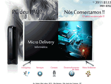 Tablet Screenshot of microdelivery.com.br
